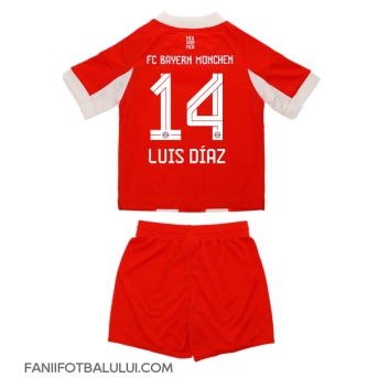 Bayern Munich Luis Diaz #14 Echipament de Fotbal Replică 2025-26 Copii Acasa (+ Șorturi)